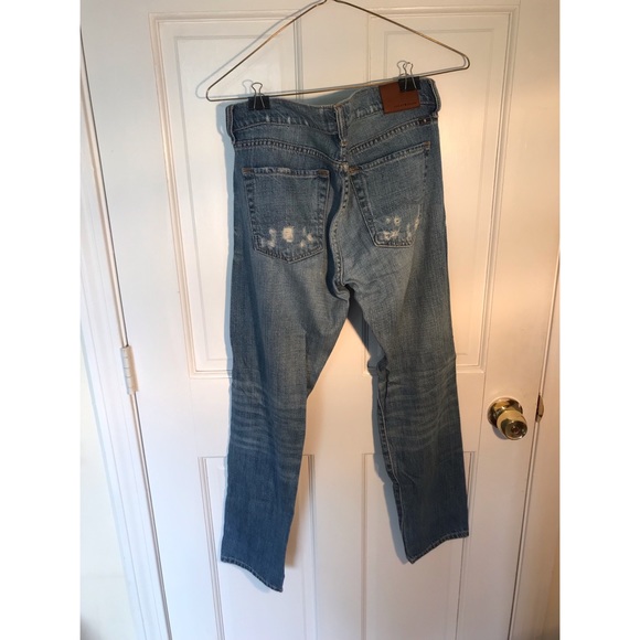 Lucky Brand Ripped Straight Leg Jeans - Picture 2 of 4